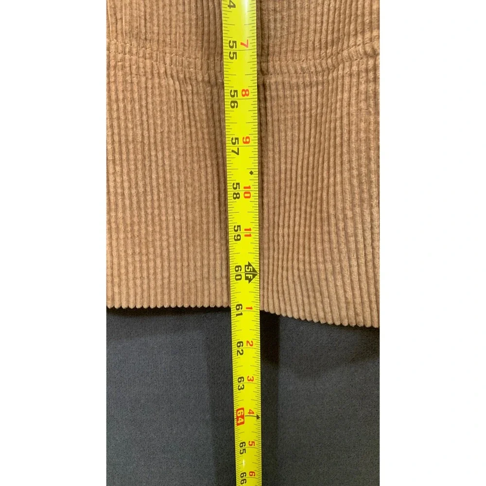 Aerie Aerie Corduroy Kick Flare Overalls Tan Jumpsuit XXL New